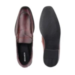 Men's Premium Brown Leather Loafers | Formal Slip-On Shoes for Office, Wedding & Party Wear - Image 6