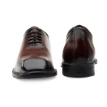 Mens Antique Leather Oxford Shoes - Image 4