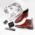 Tan Chelsea Boots for Men - Image 6