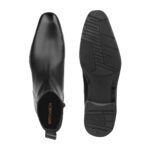 Black Zipper Ankle Boots for Men - Image 3