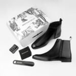 Black Zipper Ankle Boots for Men - Image 4