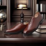 Mens Brown Leather Formal Oxford Shoes