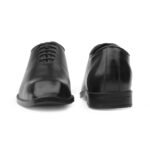 Mens Black Leather Oxford Shoes - Image 4