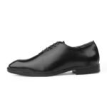 Mens Black Leather Oxford Shoes - Image 7