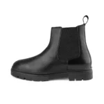 Mens Black Crust Leather Korean Design Boots - Image 3